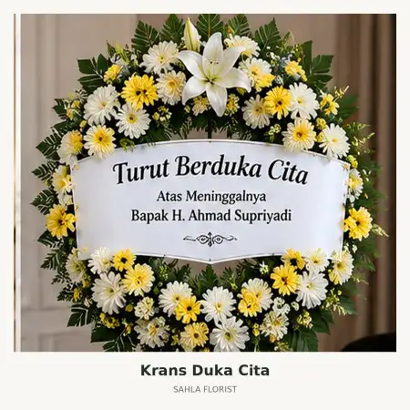 Krans Bunga Duka Ciracas